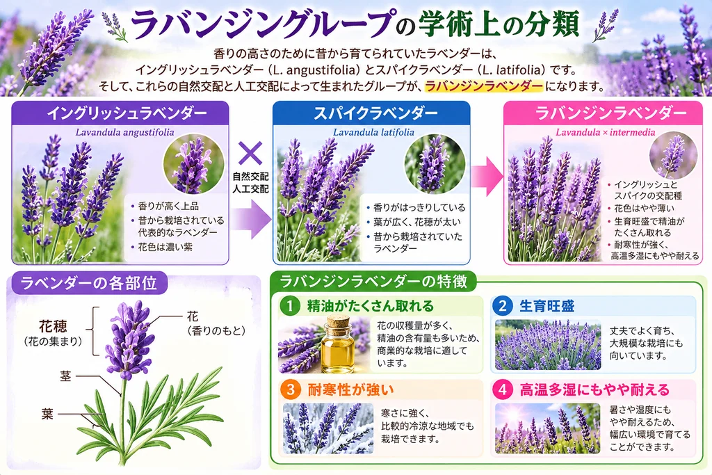 ラバンジングループの学術上の分類