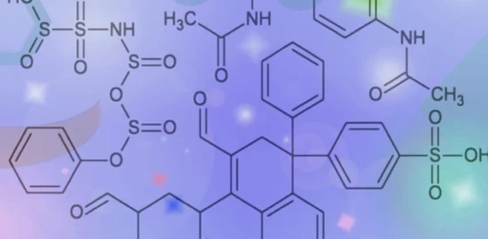 化学構造式の図