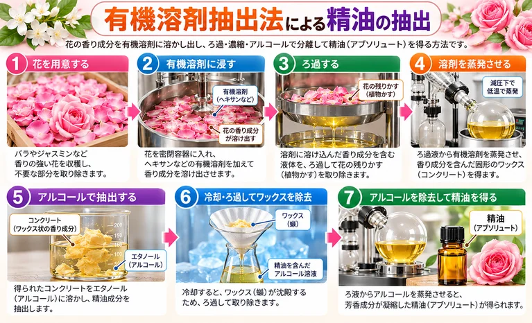 有機溶剤抽出法