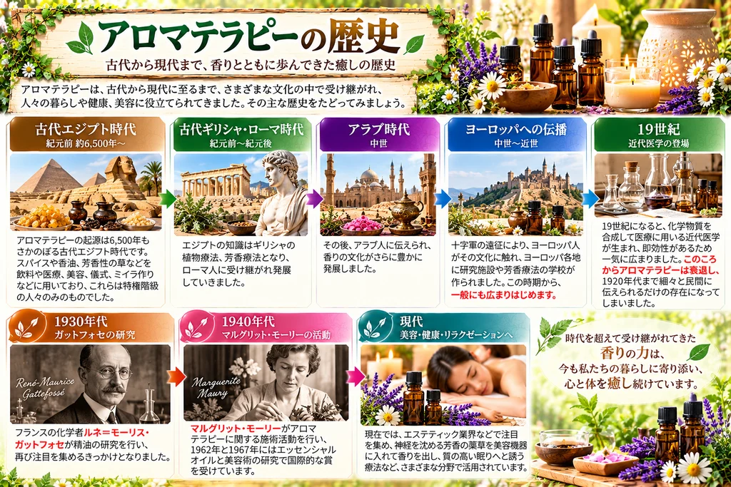 アロマテラピーの歴史