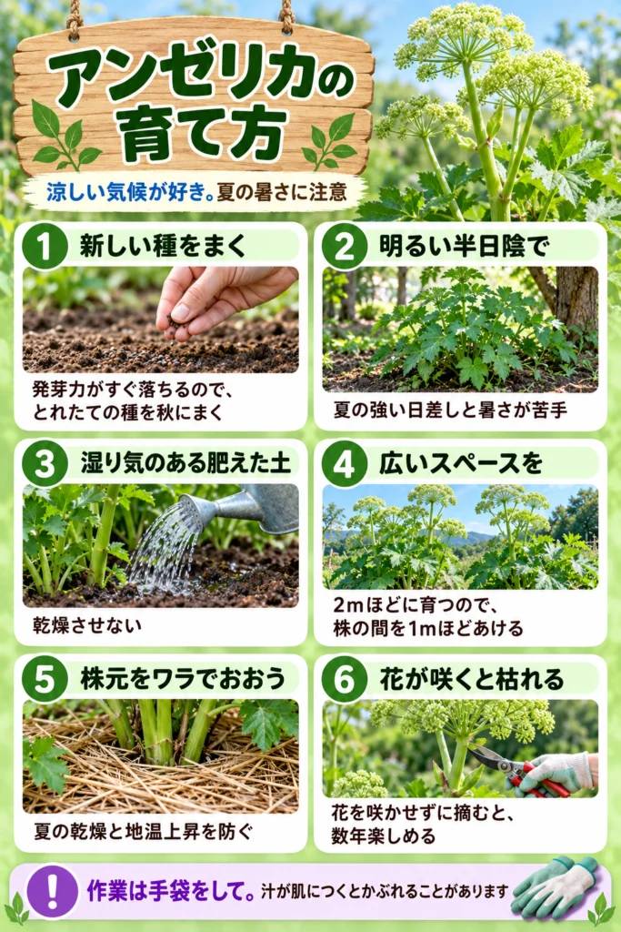 アンゼリカの育て方