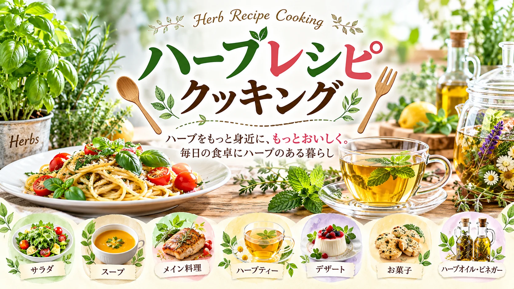 ハーブレシピ料理