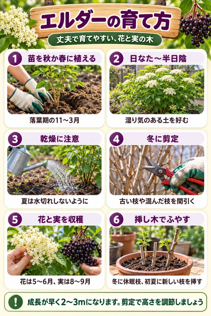 エルダーの育て方