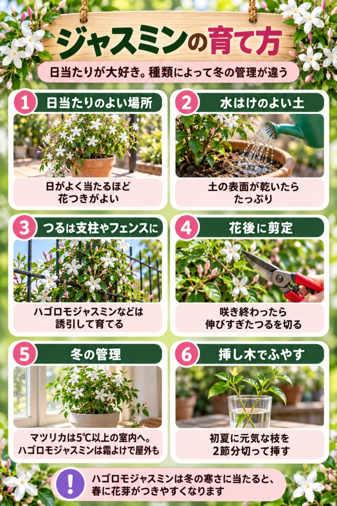 ジャスミンの育て方
