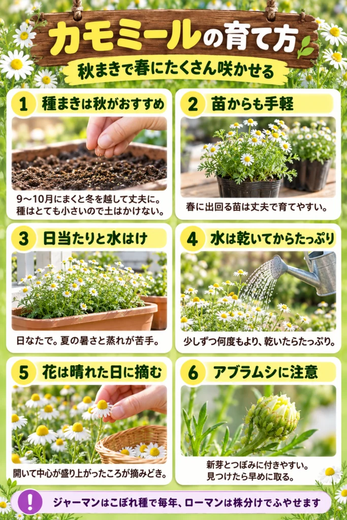 カモミールの育て方