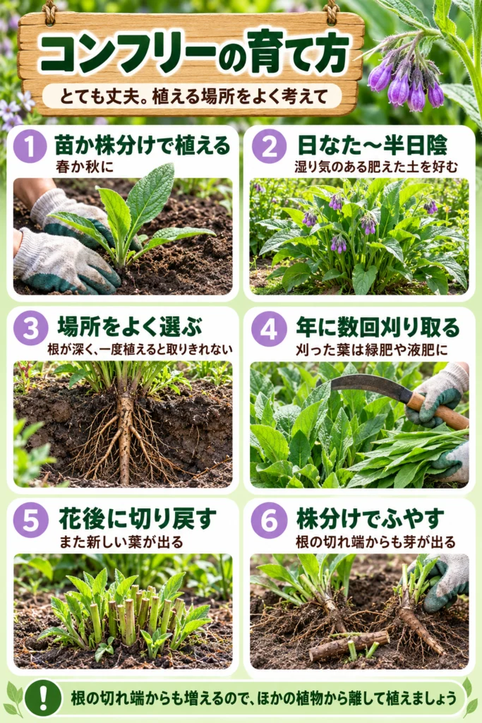 コンフリーの育て方