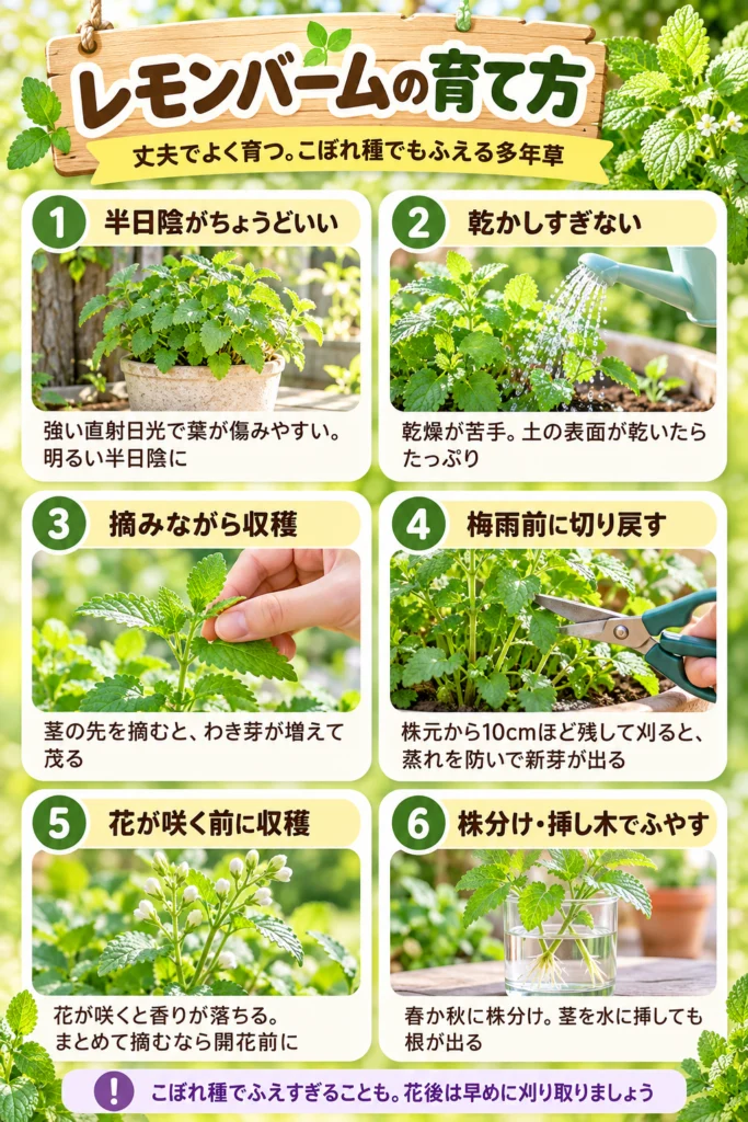 レモンバームの育て方