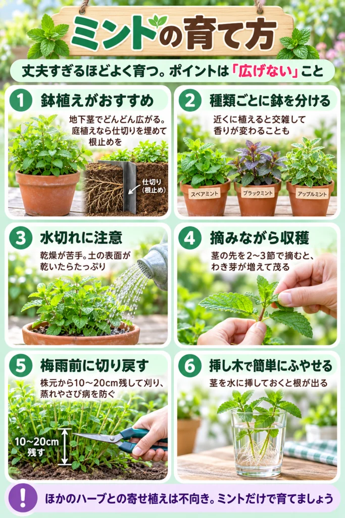 ミントの育て方
