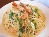エビのハーブクリームパスタ