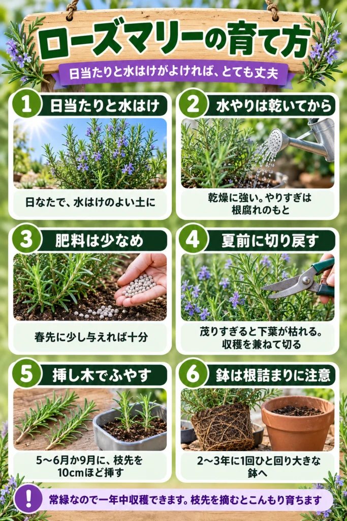 ローズマリーの育て方