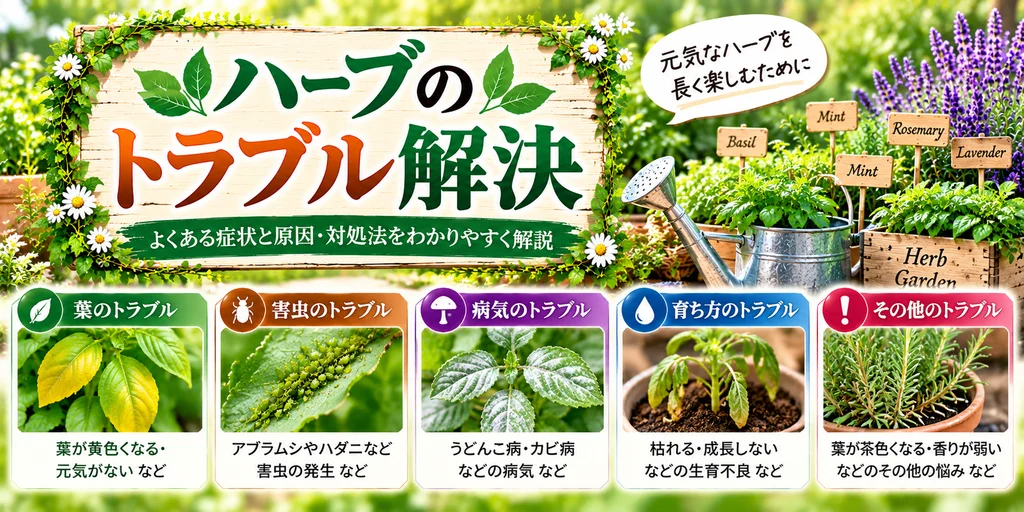 ハーブ栽培のお困りごとガイド